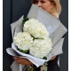 Buchet 3 hortensii albe