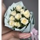Buchet 9 trandafiri albi