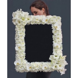 Rama din flori pentru tablou Rama din flori pentru tablou