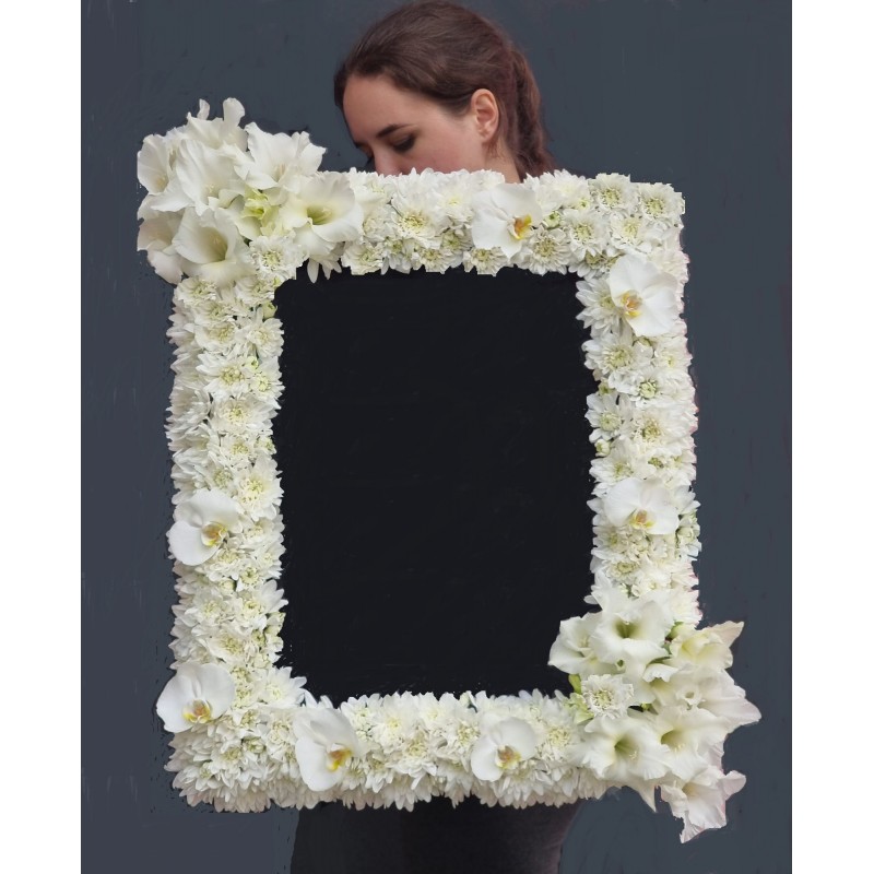 Rama din flori pentru tablou