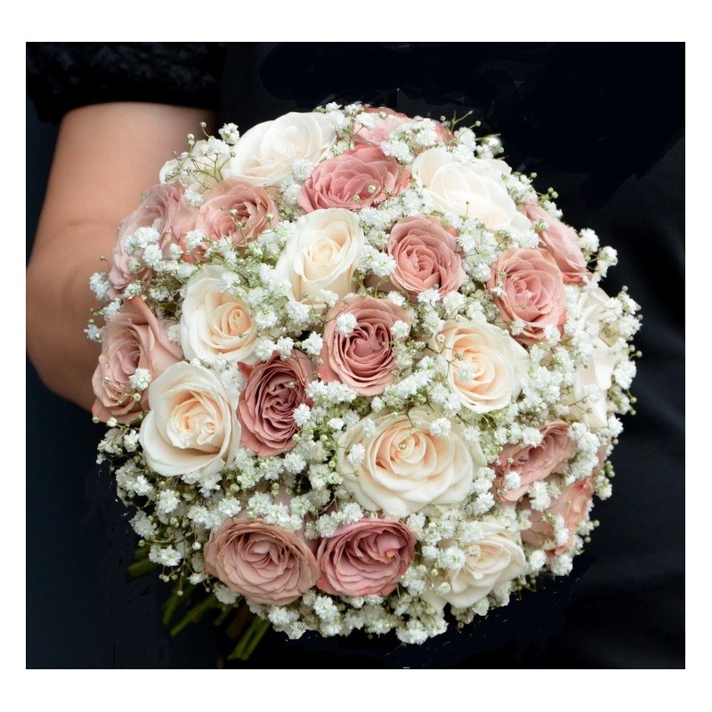 Buchet cu trandafiri Cappuccino