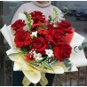 Buchet Valentina cu trandafiri rosii