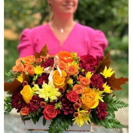 Carte cu flori de toamna