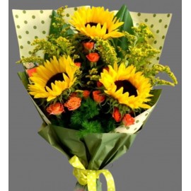 Buchet cu floarea soarelui Buchet cu floarea soarelui