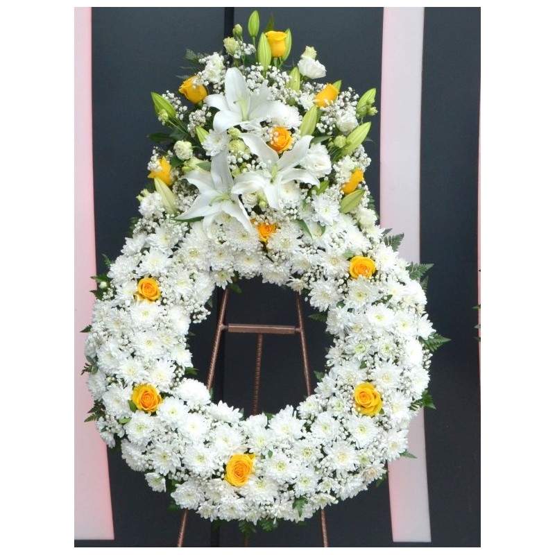 Coroana lacrima cu galben