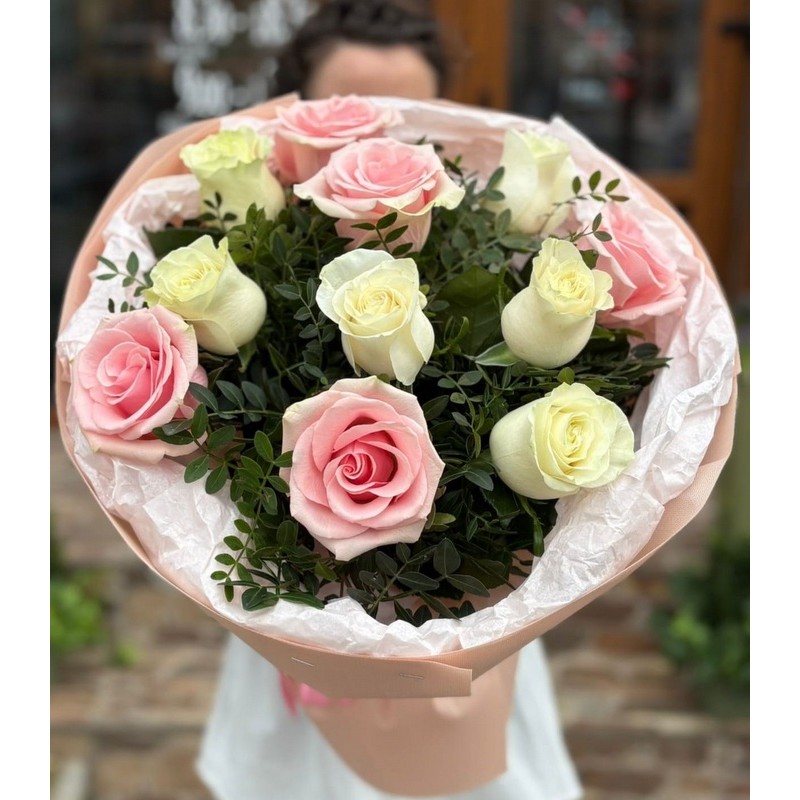 Buchet rotund roz