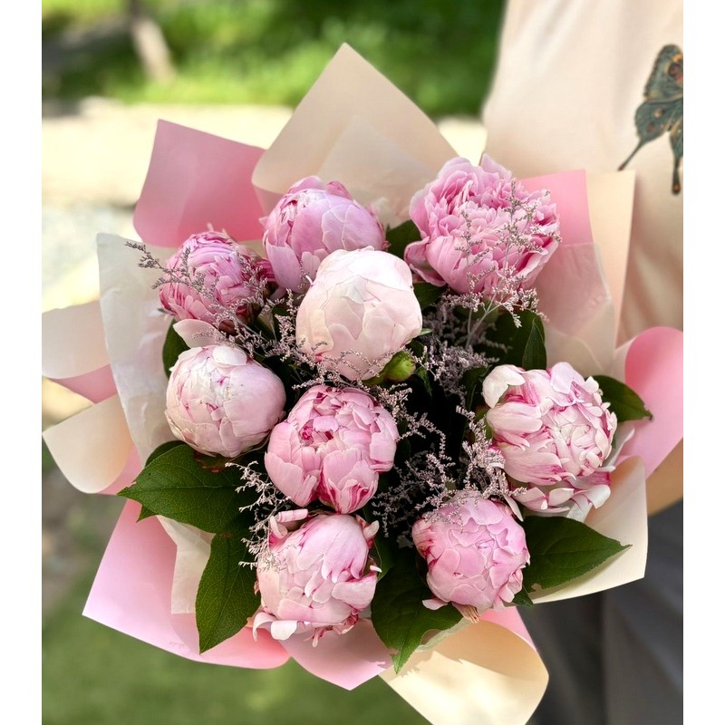 Buchet 9 bujori