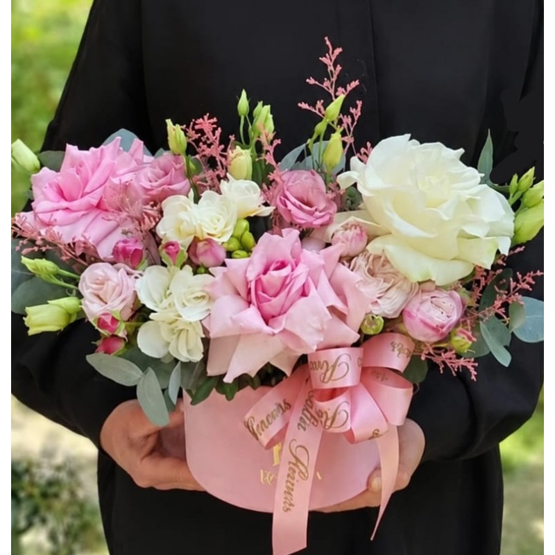 Cutie florala eleganta "Soft Pink"
