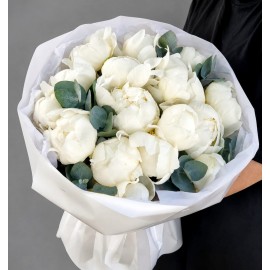 Buchet „White Peony”