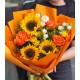 Buchet de vara cu floarea soarelui