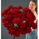 Buchet spectaculos cu 51 trandafiri rosii