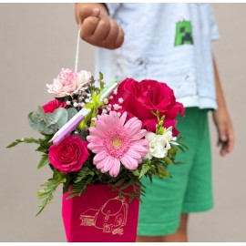 Cutie „Ghiozdănel cu Flori”