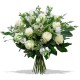 Buchet trandafiri si lisianthus