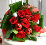 Buchet rosu de Craciun 