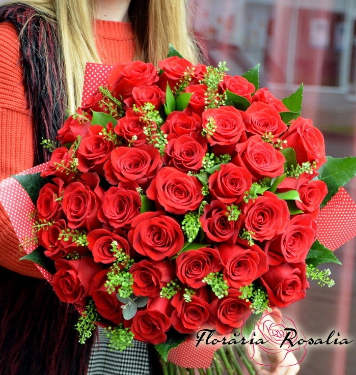 Buchet 45 trandafiri