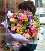 Buchet mixt cu orhidee