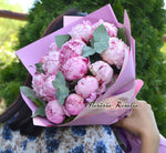 Buchet 15 bujori
