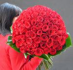 Buchet 101 trandafiri 