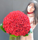 Buchet 101 trandafiri 