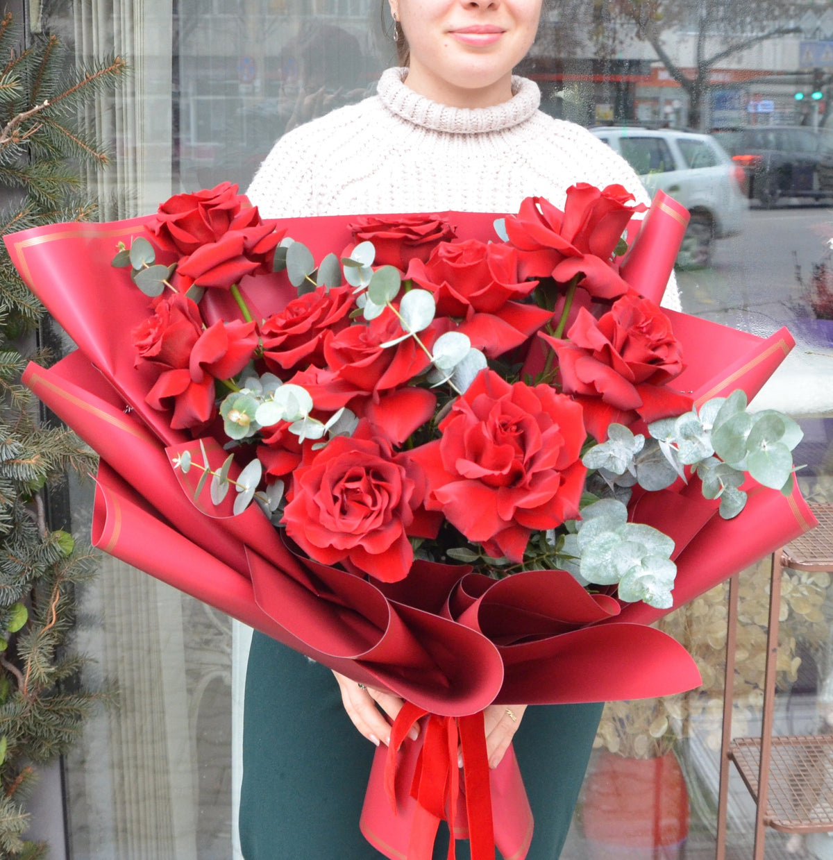 Buchet 11 trandafiri