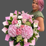 Buchet Anabela cu hortensii