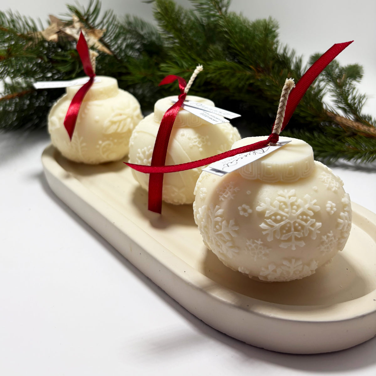 Set Lumânări Silent Snow Ornaments