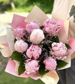 Buchet 9 bujori