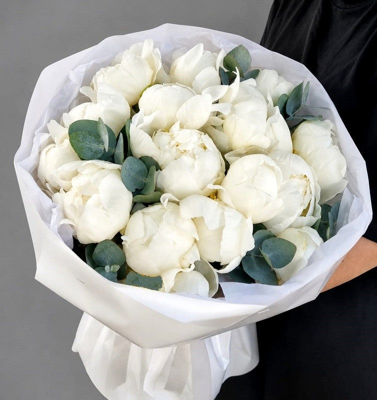 Buchet „White Peony”