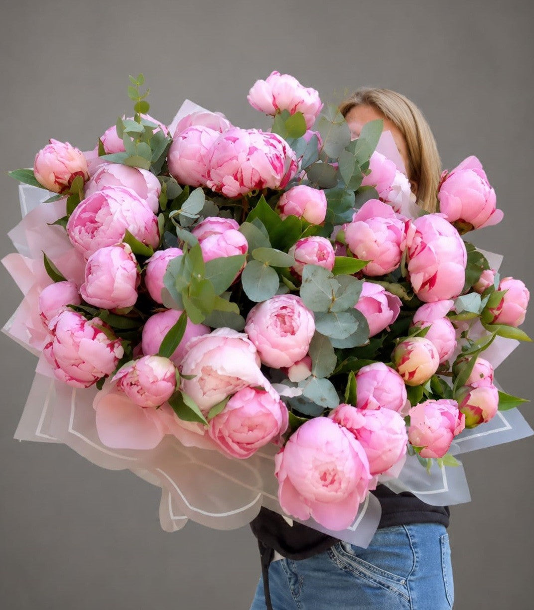 Buchet Premium cu 51 Bujori