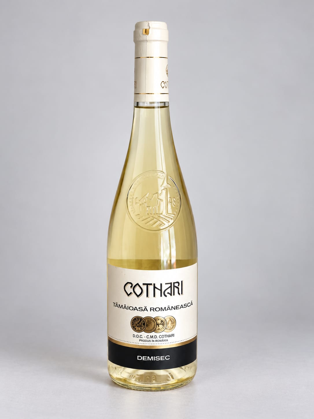 Cotnari Tămâiosă Românească alb demisec 0,75L